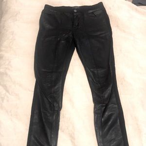 Banana Republic two sides jeans.Ecoleather-cotton